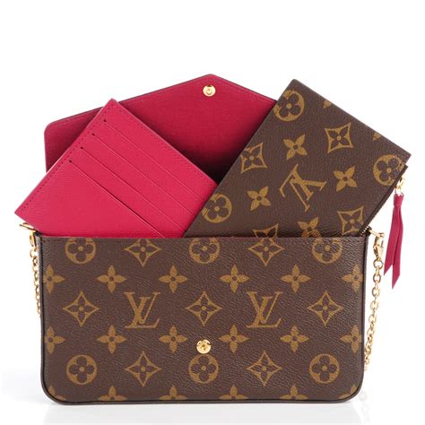 louis vuitton félicie|louis vuitton chain wallet felicie.